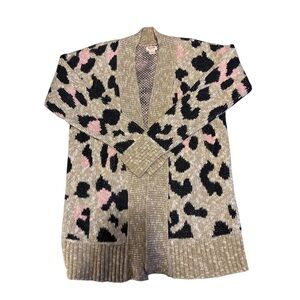 Mossimo Supply Co. Beige and Black Knit Sweater